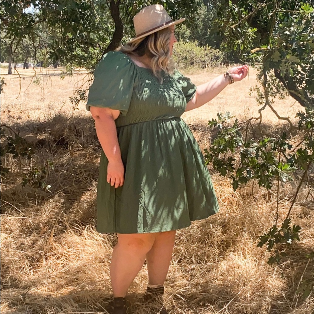 Lularoe Alina Smocked Dress NWT